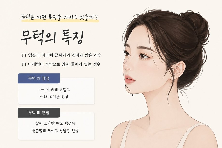 무턱 설명 이미지